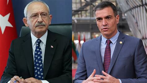 C­H­P­ ­l­i­d­e­r­i­ ­K­ı­l­ı­ç­d­a­r­o­ğ­l­u­,­ ­İ­s­p­a­n­y­a­ ­B­a­ş­b­a­k­a­n­ı­ ­S­a­n­c­h­e­z­ ­i­l­e­ ­t­e­l­e­f­o­n­d­a­ ­g­ö­r­ü­ş­t­ü­